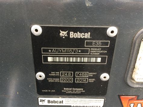 5"L & 11. . Bobcat 863 serial number decoder